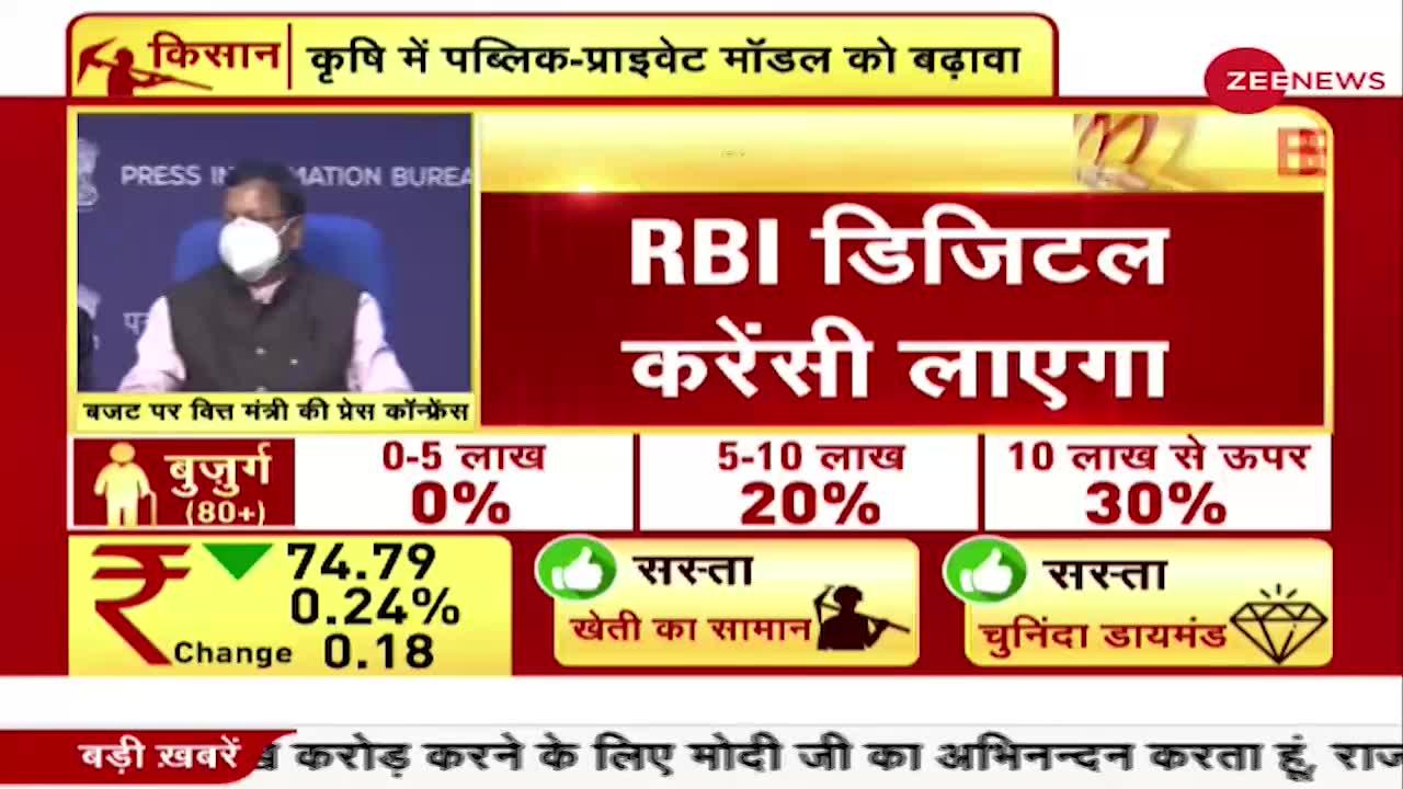 Budget 2022: बजट पर वित्त मंत्री Nirmala Sitharaman की प्रेस कॉन्फ्रेंस