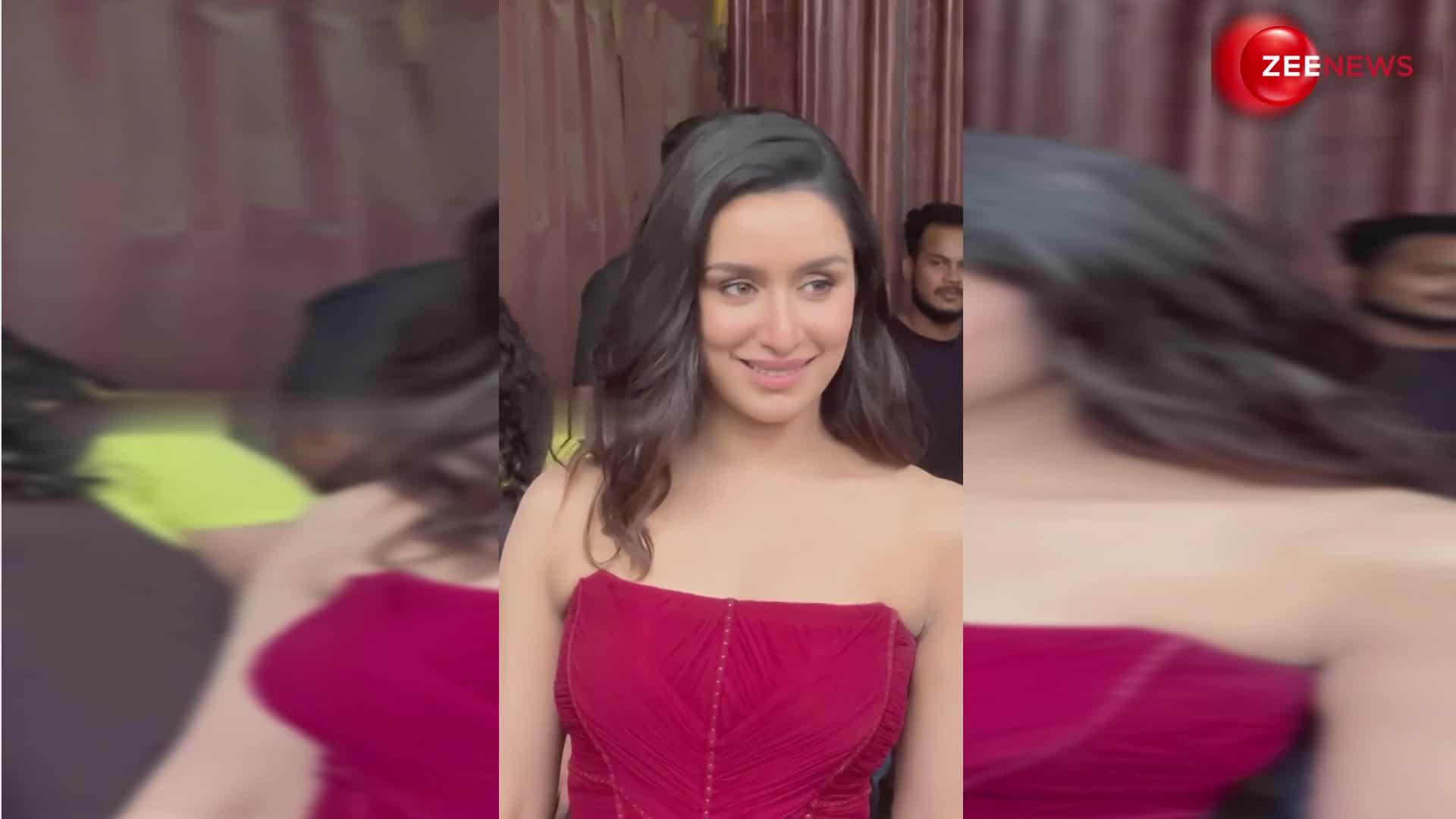 ऑफ शोल्डर रेड ड्रेस में Shraddha Kapoor ने बिखेरा जलवा, क्यूटनेस देख बढ़ी फैंस की दीवानगी, देखें टेम्पिटिंग लुक