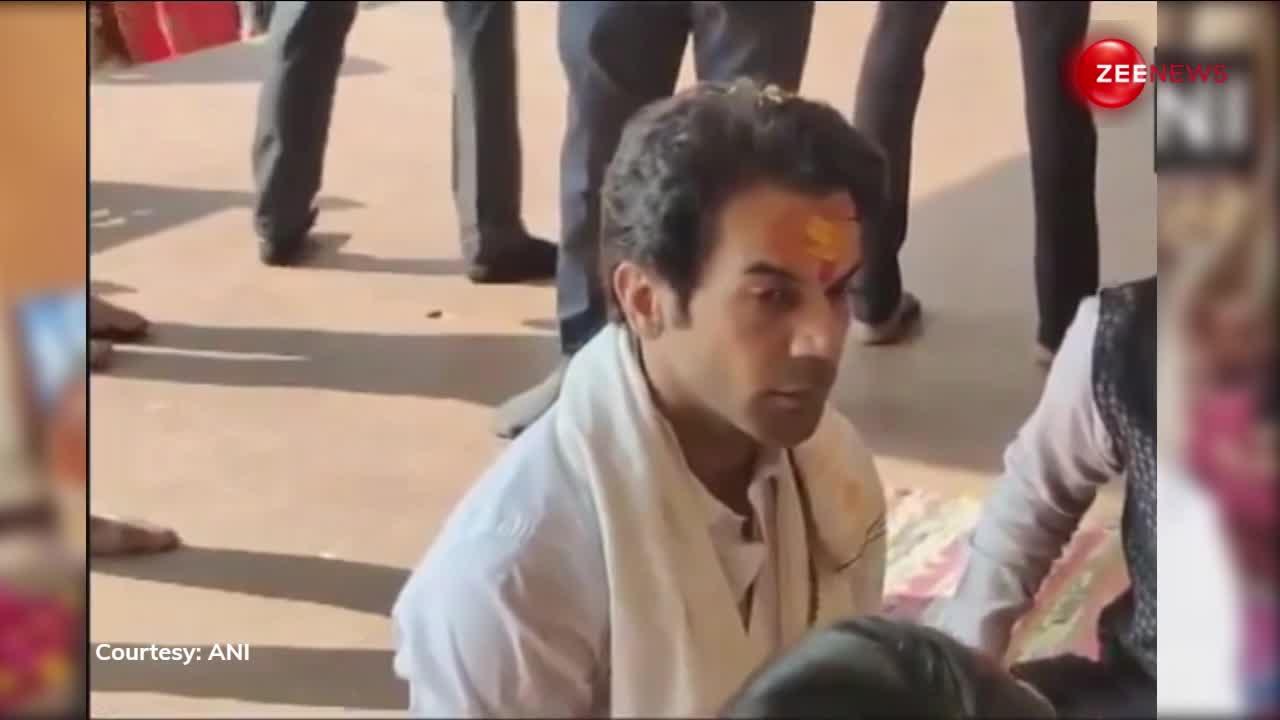 Rajkummar Rao और  Patralekha पहुंचे उज्जैन, महाकाल का लिया आर्शिवाद