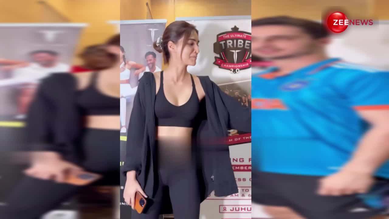 न्यू जिम के बाहर Kriti sanon हुईं स्पॉट, साथ में दिखा मिस्ट्री मैन