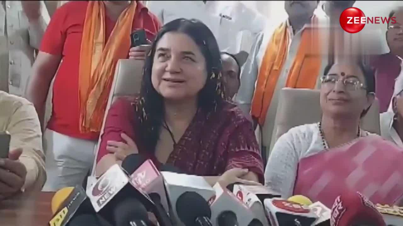 'मैं बीजेपी में हूं खुश हूं', बेटे Varun Gandhi को टिकट न मिलने पर Maneka Gandhi का जवाब