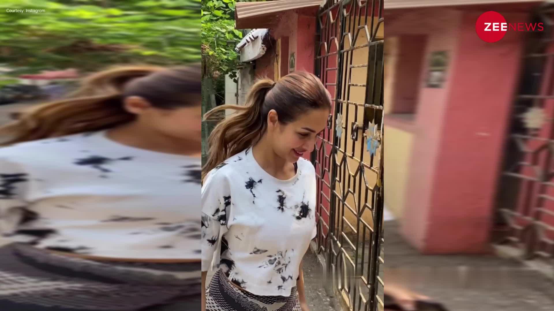 Malaika Arora जिम आउटफिट में अपने हुस्न से लाखों फैंस को कर दिया पानी-पानी