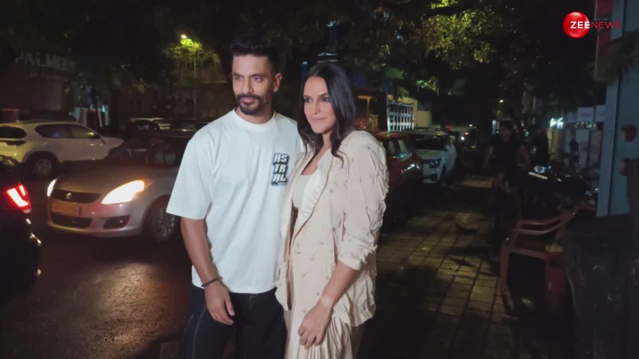 हॉट ड्रेस पहन पति Angad Bedi संग रैप-अप पार्टी में पहुंची Neha Dhupia, बोल्ड लुक्स देख लोगों के उड़े होश