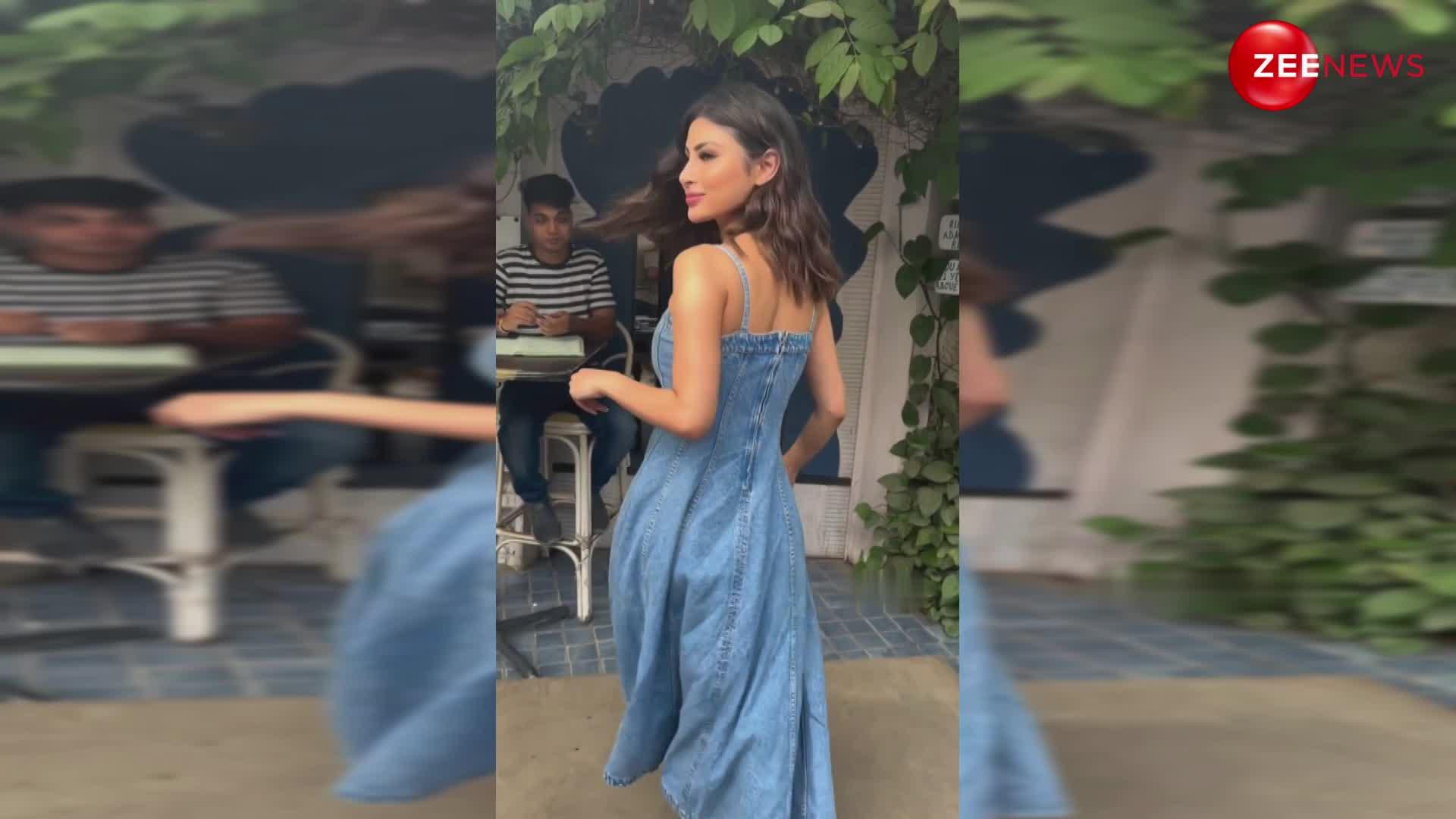 Mouni Roy ने डेनिम आउटफिट में सोशल मीडिया पर मचाया धमाल, नया लुक जमकर हो रहा वायरल, देखें वीडियो