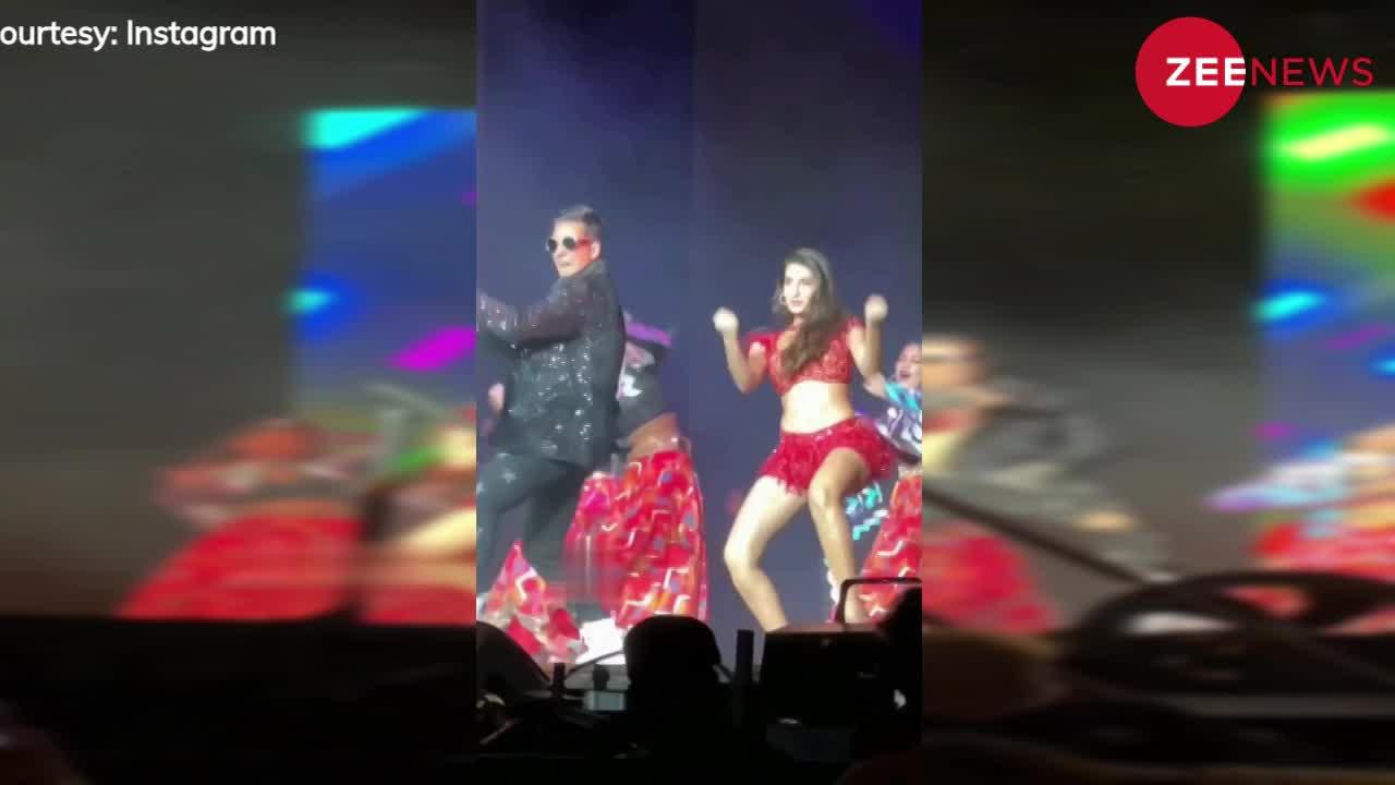 Akshay Kumar ने पहना Nora Fatehi का घाघरा, सिर्फ चोली पहना यूं नजर आईं एक्ट्रेस फिर दोनों खूब नाचे