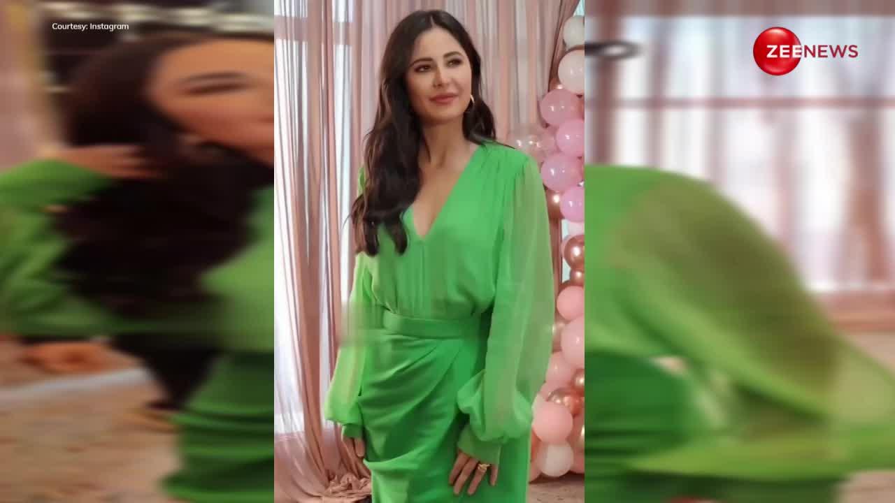 40 साल की उम्र में Katrina Kaif ने ढाया कहर, ग्रीन ड्रेस में लगीं बला की खूबसूरत