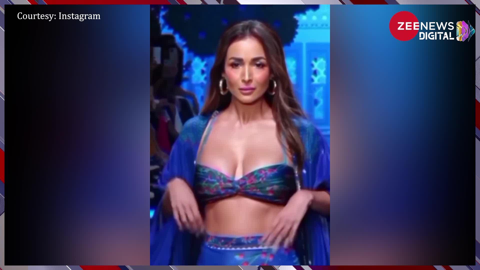 Malaika Arora ने रैंप वॉक पर दिखाया अपना सेक्सी फिगर, हॉट लुक देख फैंस के उड़े होश