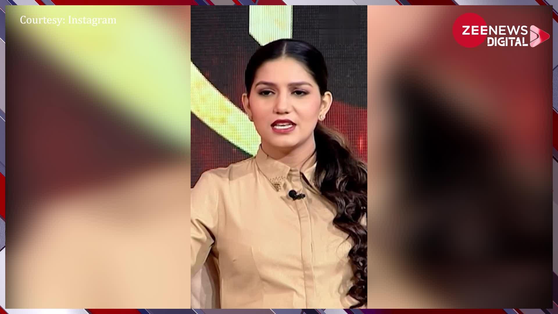 Sapna Choudahry ने बताया किस्सा; मैंने न हिंदी बोली न अंग्रेजी, हरियाणवी में कह डाला- मैडम जी एक ग्लास पानी ला दें...