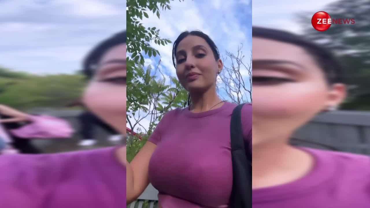 छुट्टियां मनाने पहुंची Nora Fatehi, भीगे हुए बदन के साथ ऑन कैमरा किया ऐसा काम फैंस रह गए दंग