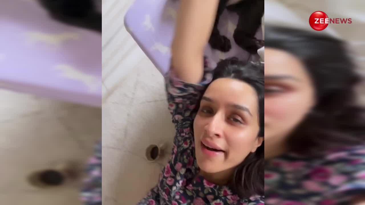 मॉर्निंग फेस के साथ कैमरे के सामने आईं Shraddha Kapoor, ग्लोइंग लुक पर लोगों ने लुटाई जान