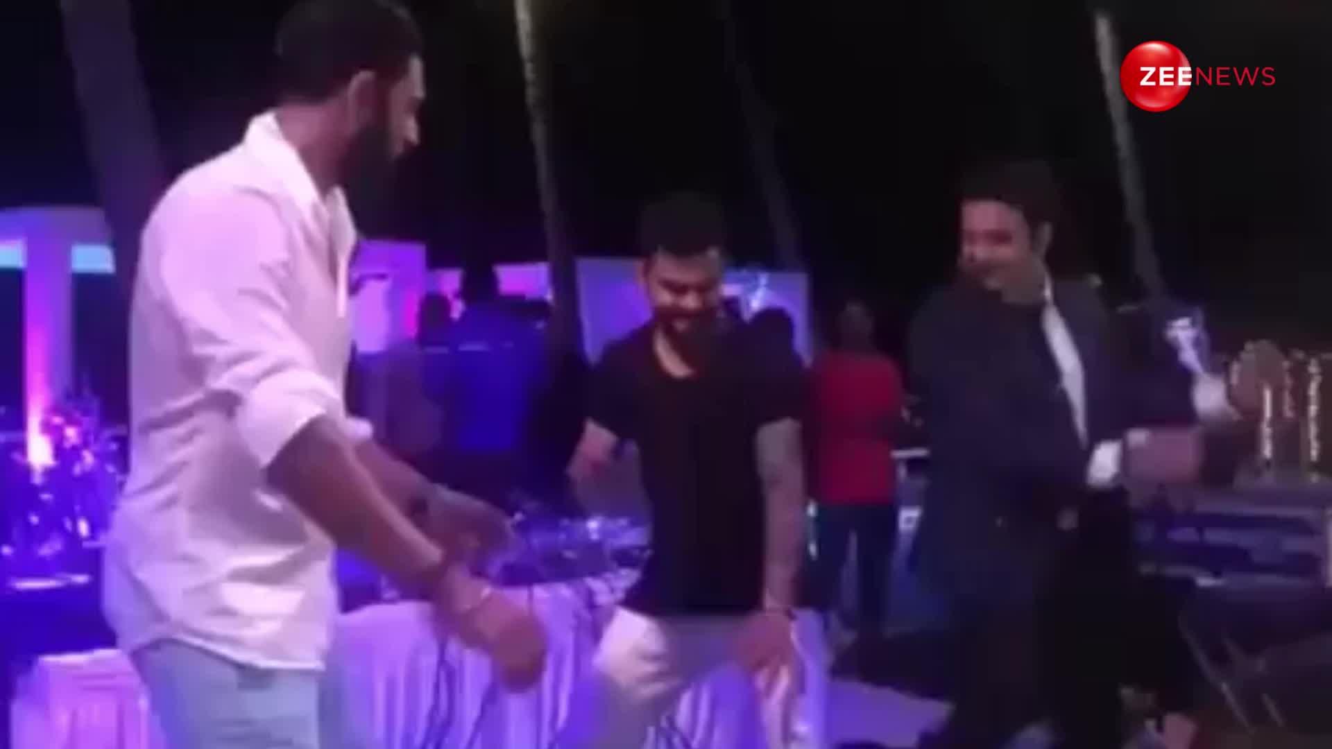 Maidan पर शानदार बल्ला घुमाने के अलावा, DJ फ्लोर भंगड़ा भी गजब का करते हैं King Kohli