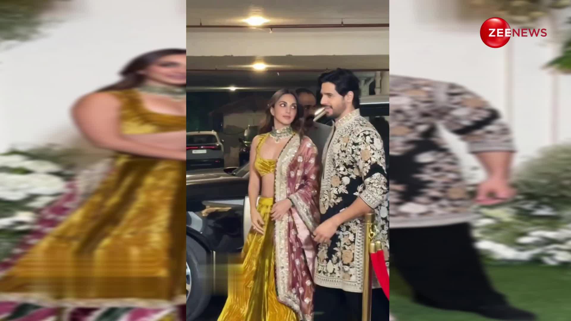 अपने हैंडसम पति Siddharth Malhotra के साथ डेजलिंग अंदाज में स्पॉट हुईं ब्यूटीफुल Kiara Advani