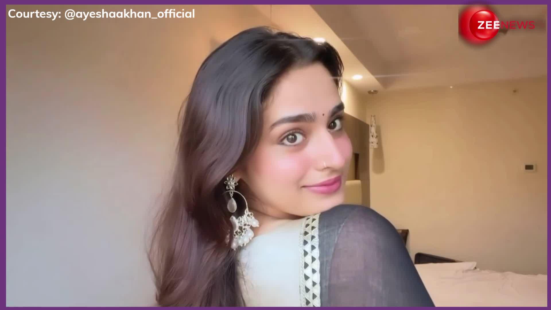 अगर तुम कहो... गाने पर Ayesha Khan ने दिखाईं दिलकश अदाएं, Cuteness देख फिदा हो गए फैंस