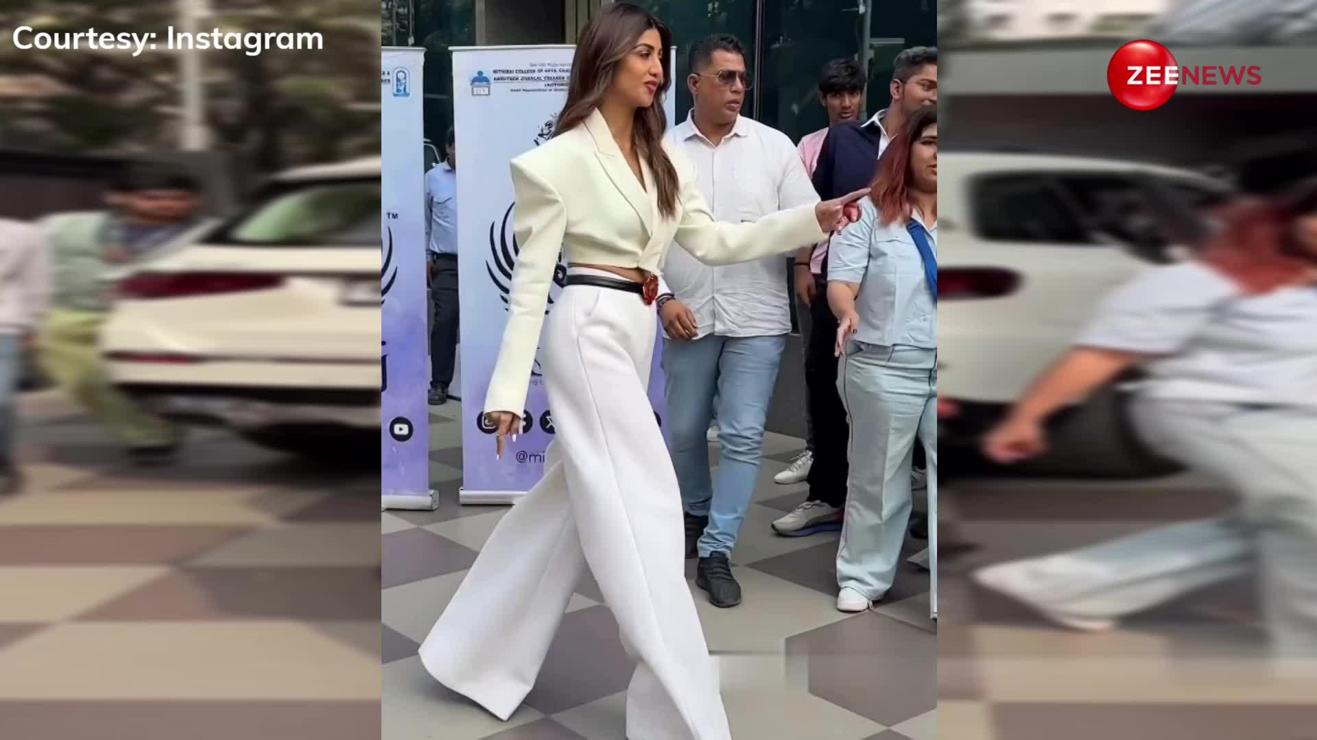 मैचिंग आउटफिट और खुले बालों में Shilpa Shetty ने गिराई हुस्न की बिजलियां, वीडियो हुआ इंटरनेट पर वायरल