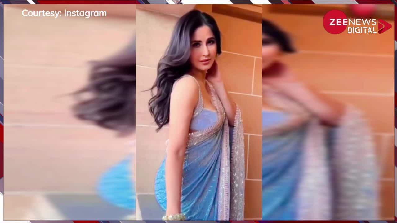 Katrina Kaif ने साड़ी पहन दिखाया हॉटनेस का जलवा, सेक्सी फिगर देख आप भी कहेंगे उफ्फ !