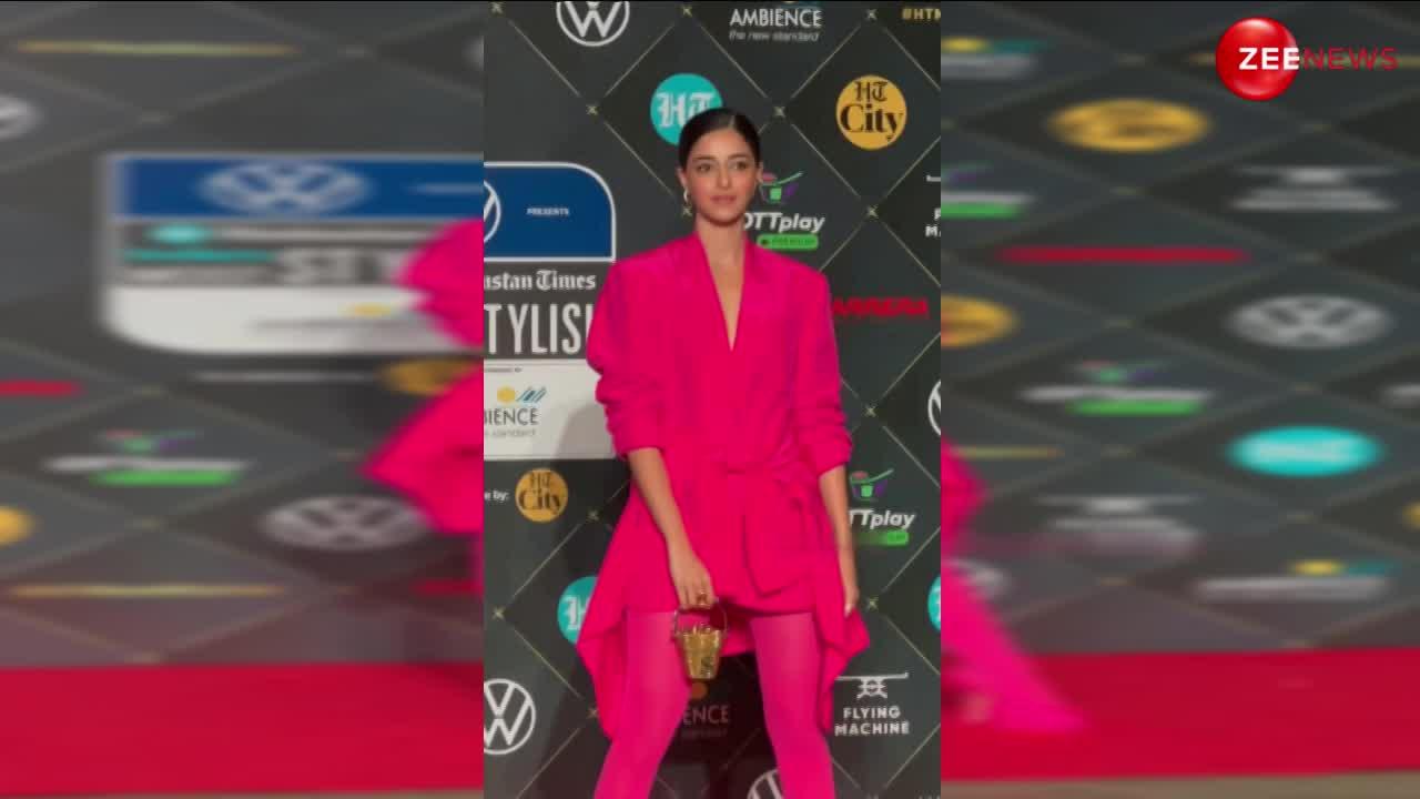 पैरों में स्टॉकिंग्स और ऊपर एक कोट पहनकर आईं Ananya Panday, लेकिन पर्स की जगह बाल्टी पकड़ी तो उड़वा लिया अपना मजाक