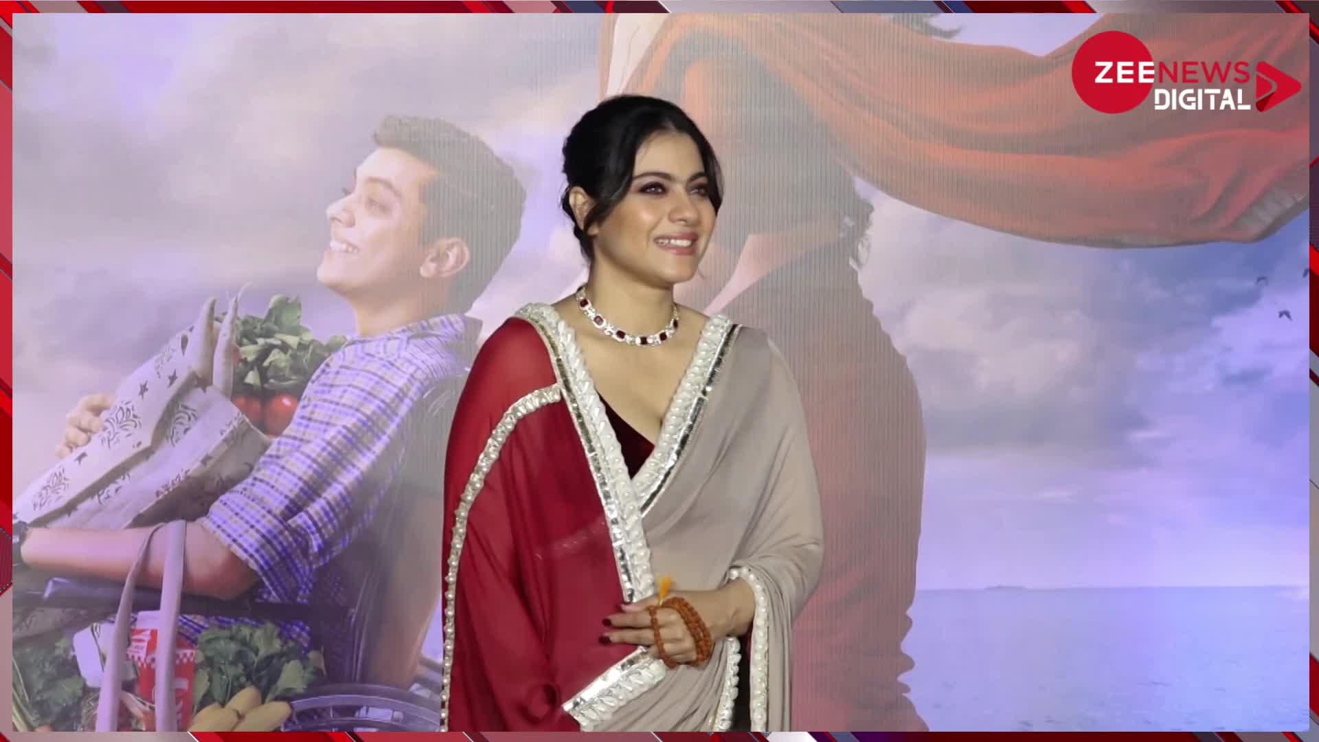 Kajol Saree look: साड़ी में काजोल की शोख अदाओं से नहीं हटेंगी नजरें, देखिए खास वीडियो