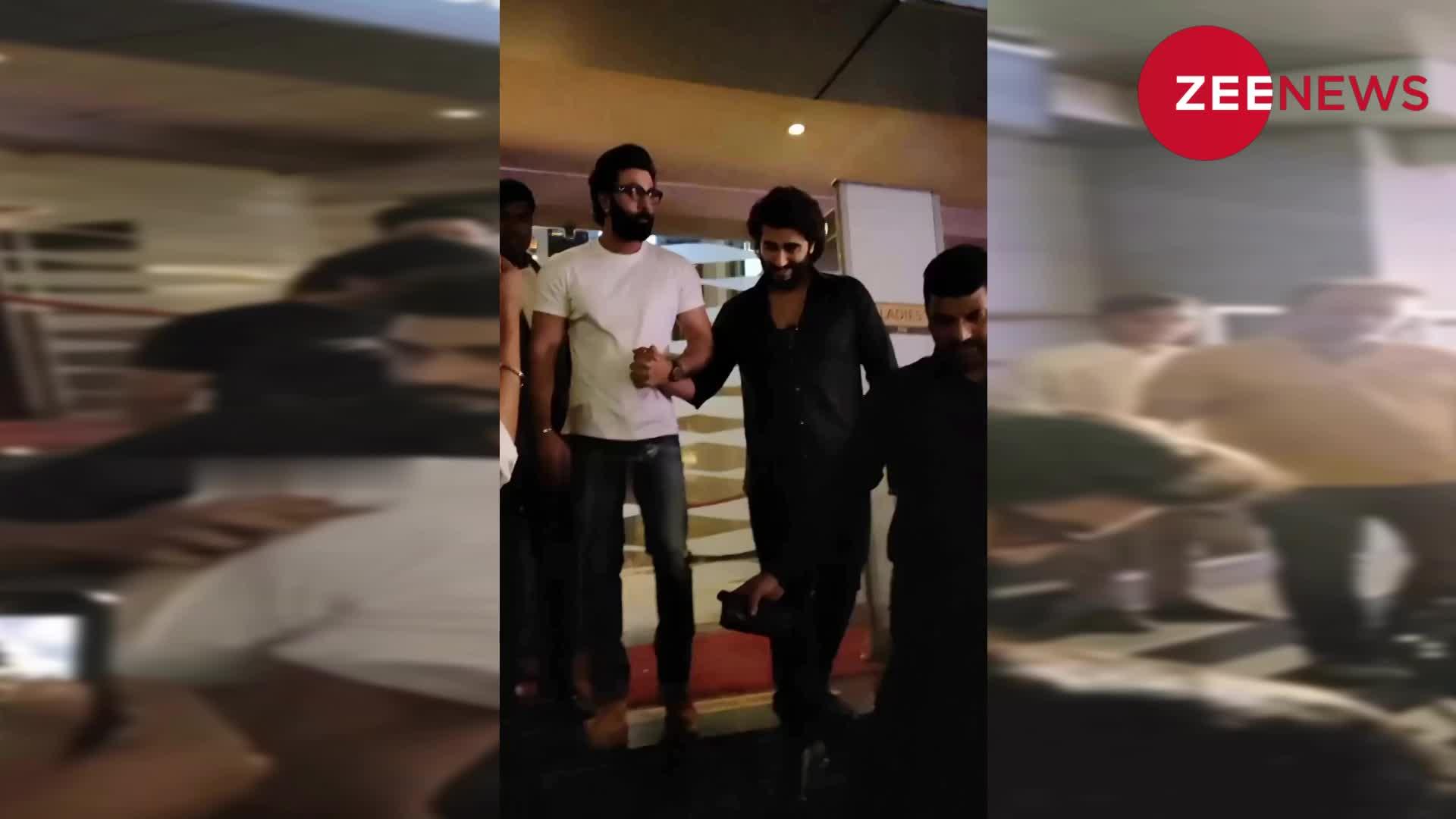 Ranbir Kapoor-Arjun Kapoor हाथों में हाथ डाल निकल रहे थे बाहर, तभी भिड़ गए राहा के पापा, बोले लोग- 'नशे में हो क्या'