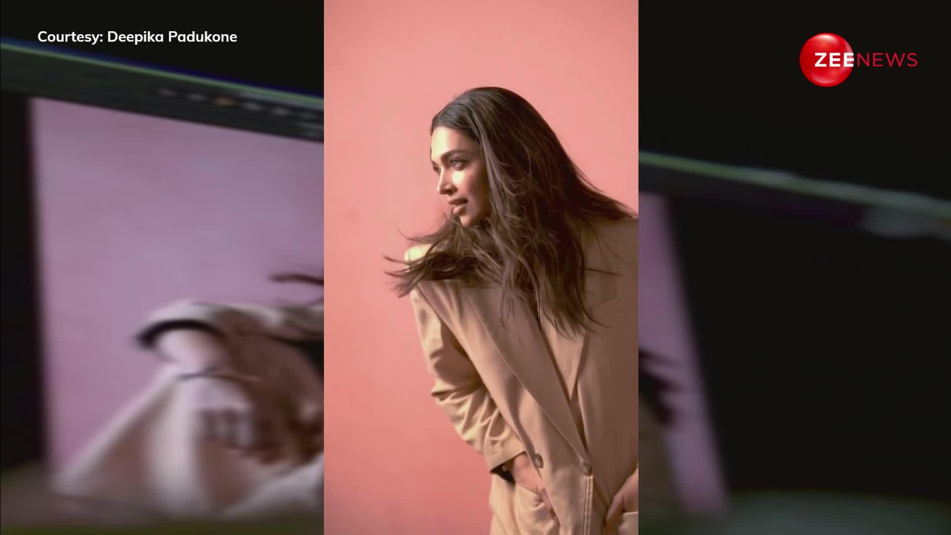 Deepika Padukone ने ब्लेजर और पैंट में दिया सेक्सी लुक, लोगों ने कहा- लेडी बॉस लग रही हो