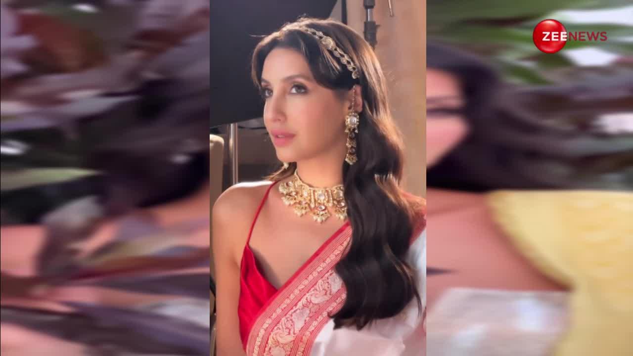 साड़ी पहन Nora Fatehi ने उड़ाए फैंस के होश, एक से एक ट्रेडिशनल लुक में गिराई हुस्न की बिजलियां