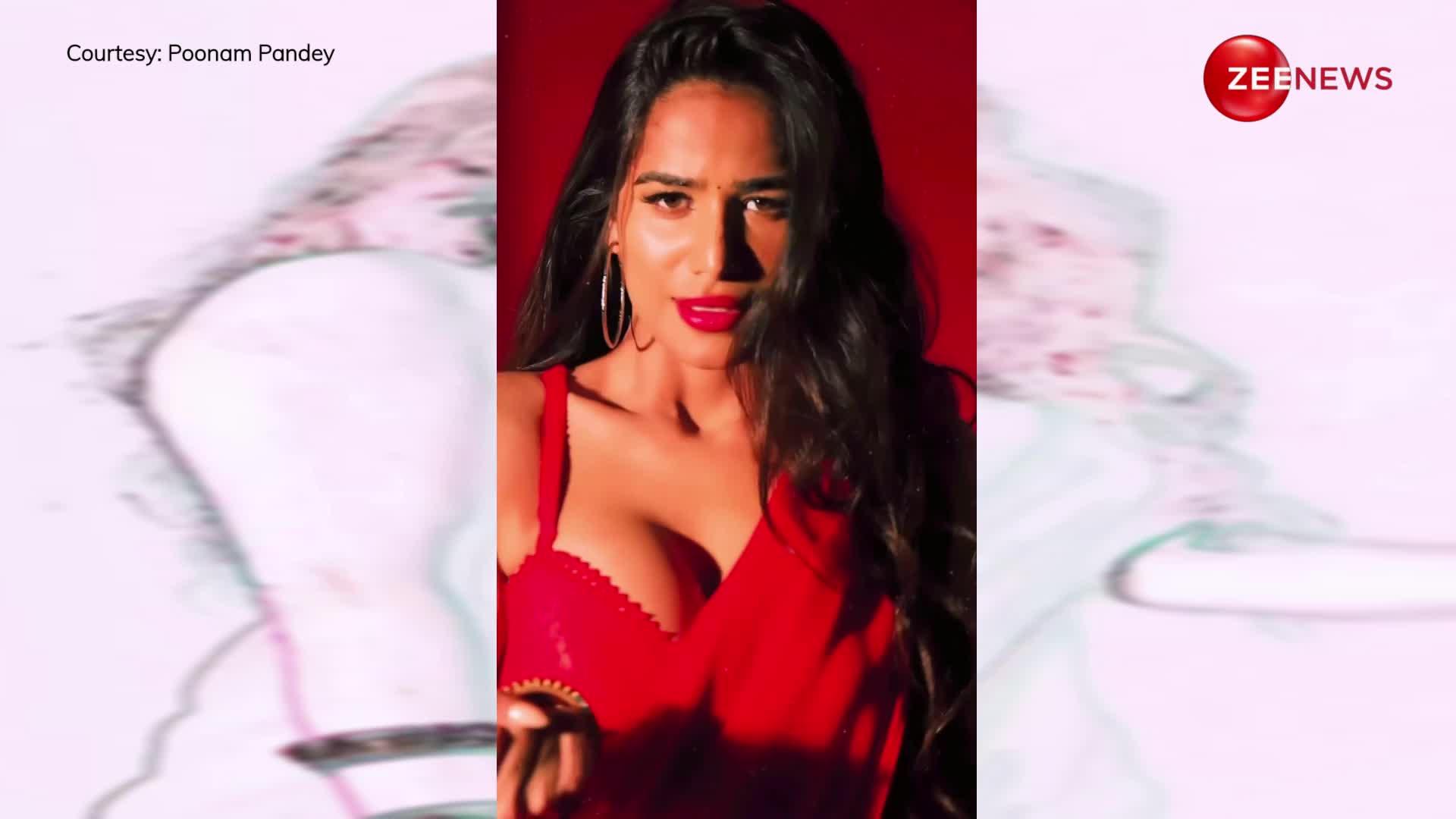 लाल साड़ी में दिखा Poonam Pandey का नया अंदाज़, जमकर लूटी वाहवाही; फैंस ने कहा-तीखी मिर्ची