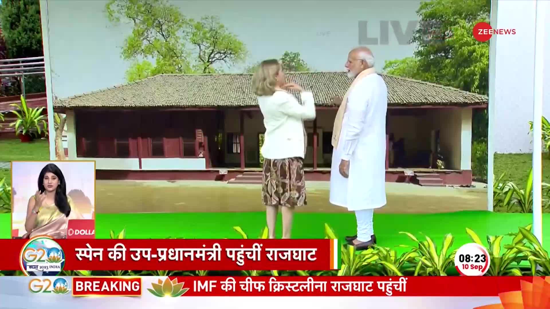 G-20 Summit 2023 Updates: PM Modi इटली की PM Giorgia Meloni को सिखाया अहिंसा का पाठ