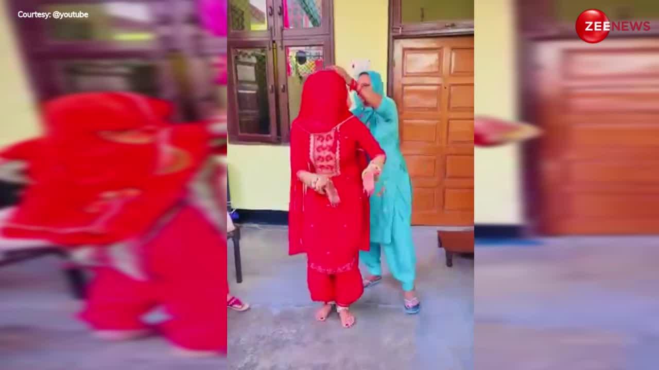 Bhabhi Dance Video: सपना चौधरी के गाने पर नाचते-नाचते हट गया भाभी का घूंघट, तो सांस को नहीं आया रास, किया ये काम...