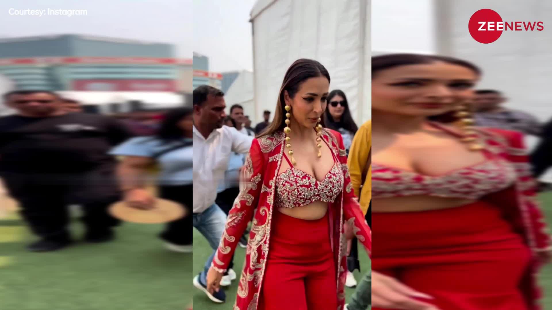 बेहद रिवीलिंग रेड ड्रेस पहन Malaika Arora ने ढाया कहर, बोल्ड लुक ने महफिल में लगा दिए चार चांद, देख फैंस बने दीवाने