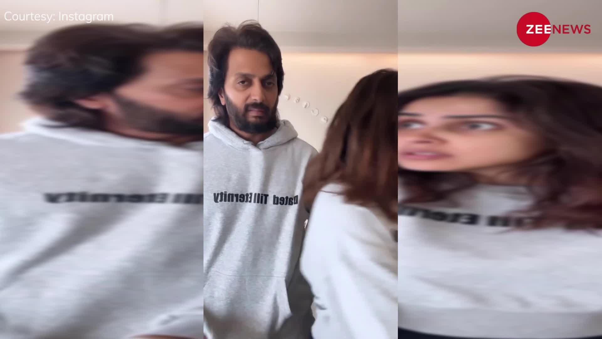 Riteish Deshmukh and Genelia Deshmukh: सेम आउटफिट में दोनों ने इंस्टाग्राम के जरिए किया अपने प्यार का इजहार