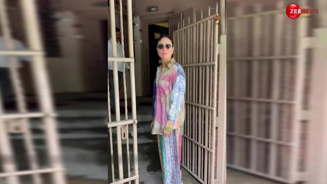 नो मेकअप लुक में Kareena Kapoor ने अपनी कलर फूल नाइट ड्रेस से लुटा सभी का दिल, लोग बोले- Bebo shines