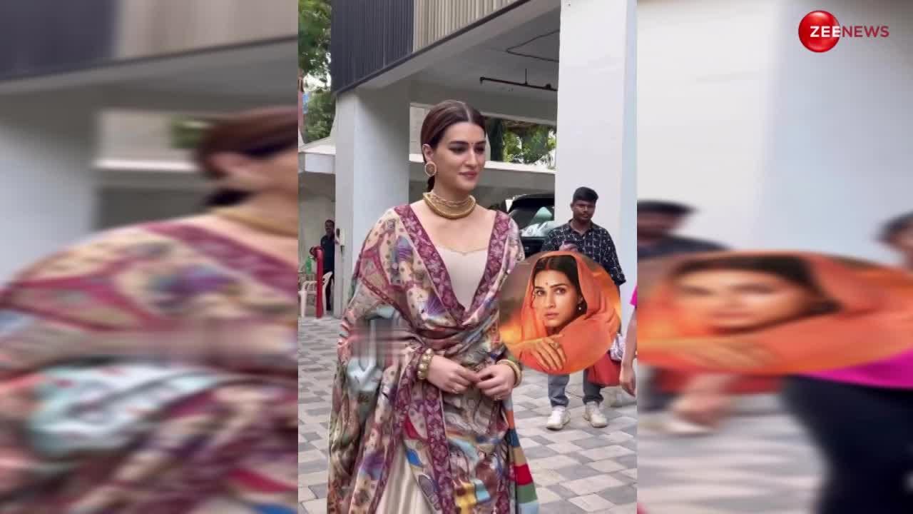 Kriti Sanon बनी सीता, वीडियो देख लोगों ने किया ट्रोल कहा-इसके जगह किआरा होनी चाहिए थी