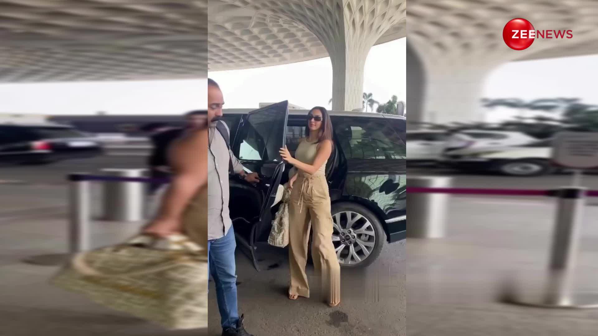 स्टाइलिश लुक में एयरपोर्ट पहुंचीं Kiara Advani, एलिगेंट ऑउटफिट में जीता फैंस का दिल