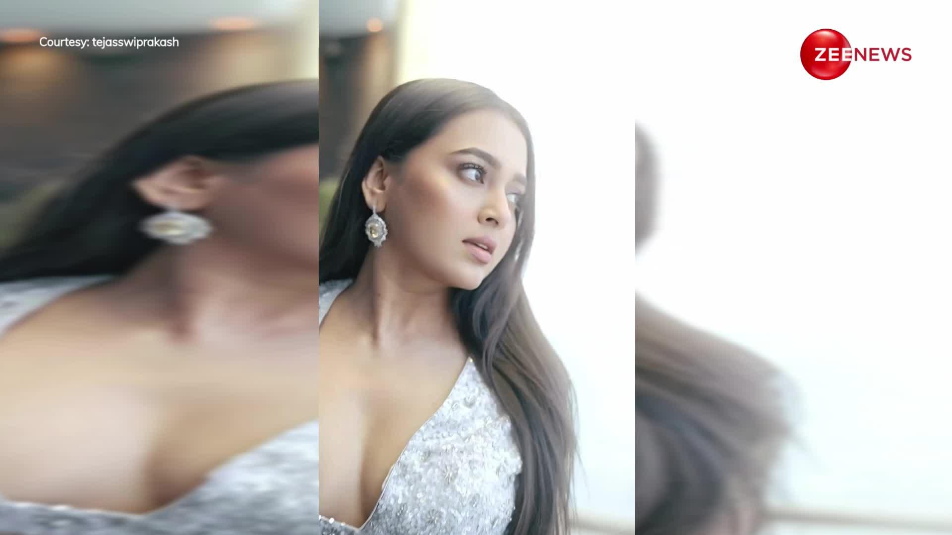 हे भगवान! Tejasswi Prakash ने पूल किनारे डीपनेक वाला ब्लाउज पहन दिखाया अपना किलर लुक, देख एक्ट्रेस के फिगर पर अटका सबका दिल