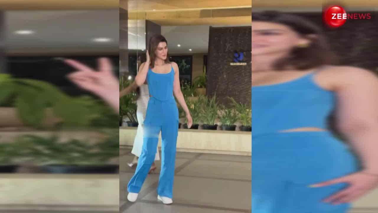 Kriti Sanon ने पहन लिया इतना दिलकश आउटफिट, देख फैंस हुए बावले; बोले- मैम एक ही तो दिल है कितनी बार...