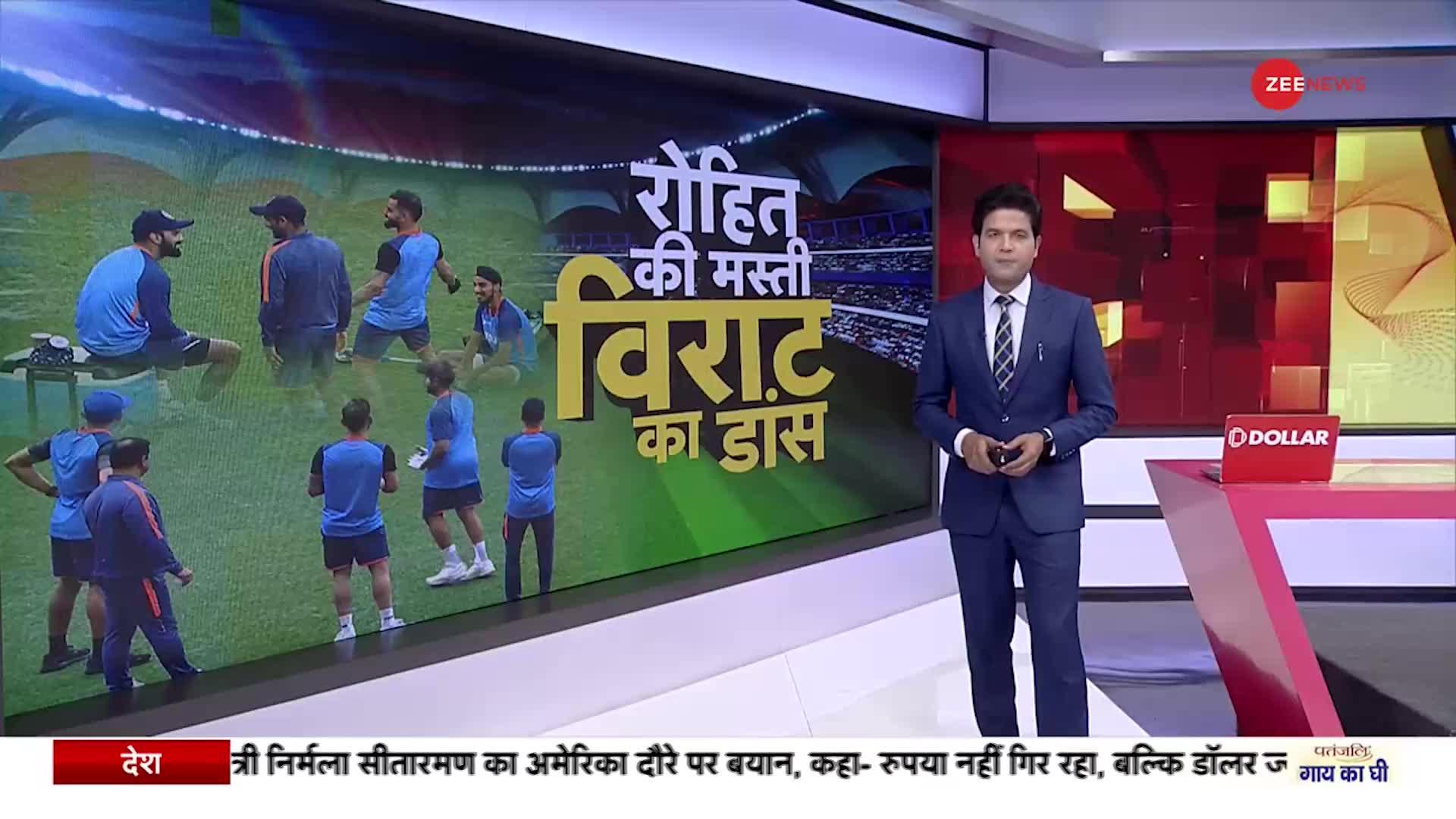 T20 World Cup: ब्रिस्बेन में टीम इंडिया ने बहाया पसीना