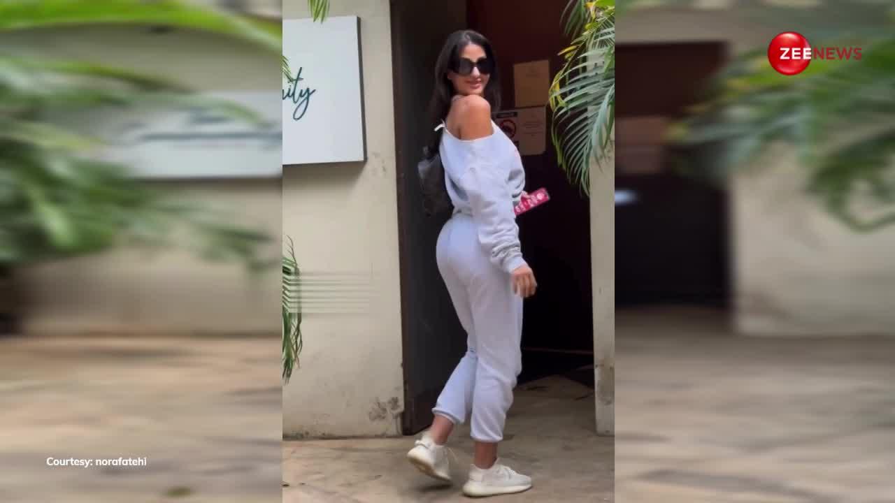 Nora Fatehi ने फॉलो किया डक वॉक, लोगों ने बोला- इसके कमर में चोट है जो मलाइका की तरह चल रही है