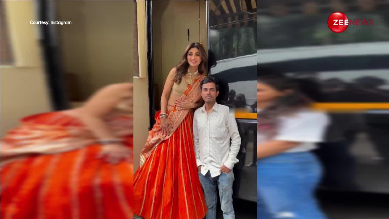 लहंगे में Shilpa Shetty की खूबसूरती देख फिसल गया फैंस का दिल