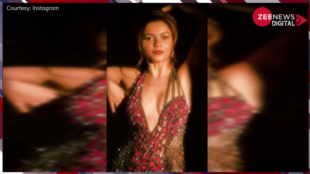 Rubina Dilaik ने पहनी Slit Cut बैकलेस ड्रेस, फिर कैमरे के सामने हिलाया बदन...लोग बोले- 'नागिन लग रही हैं'