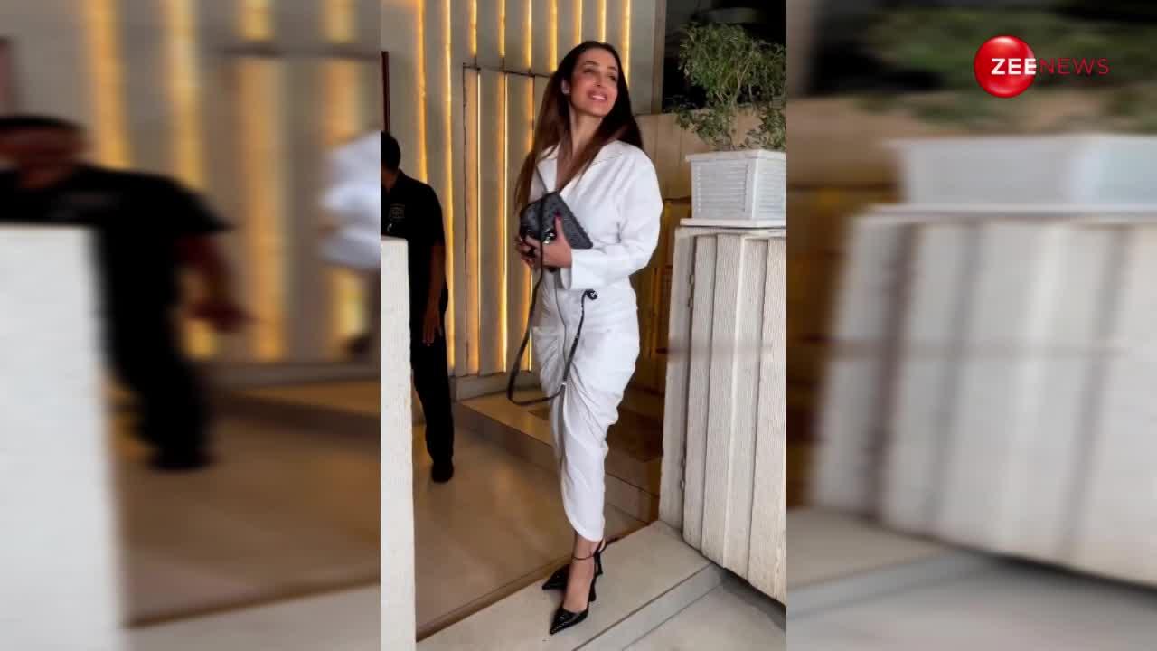 संभाले न संभाल पाईं Malaika Arora अपनी धोती स्कर्ट, नाइट पार्टी के लिए निकलीं तो उसी में उलझी रह गईं; देख लोग बोले- फिर भी फैशन करना है...