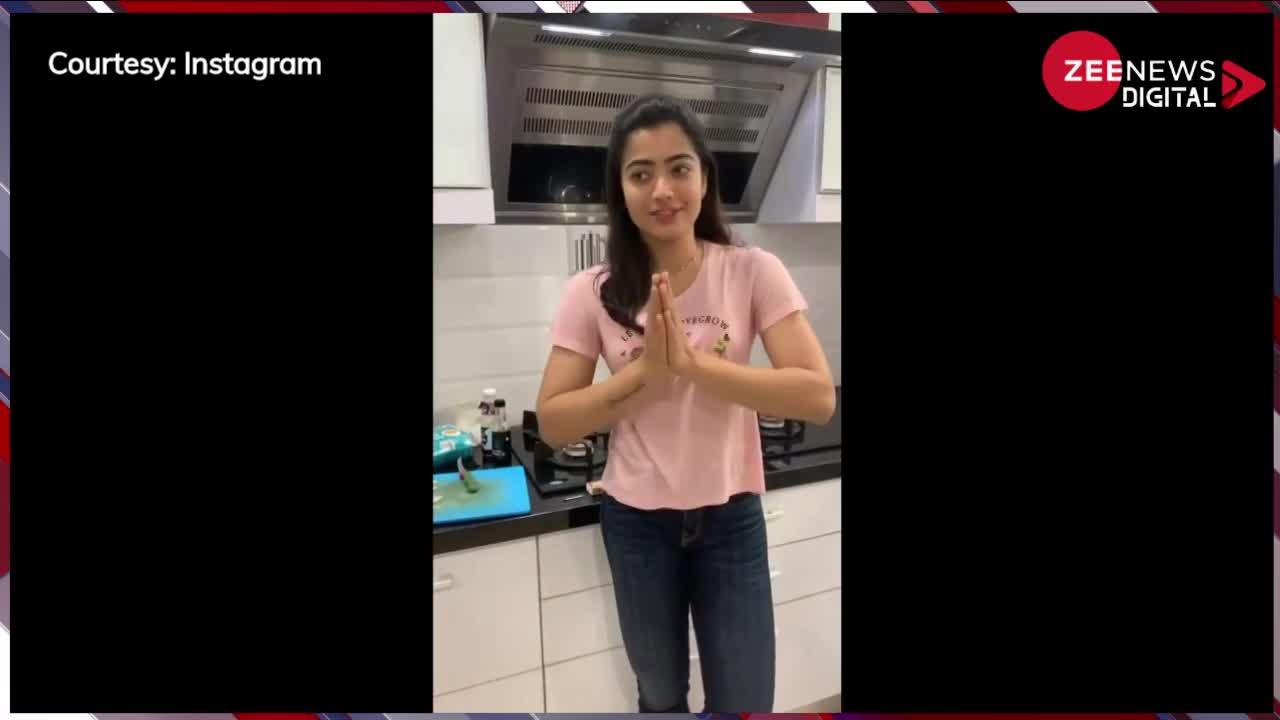 डेली-डेली एक तरह के खाने से हो गए हो परेशान तो Rashmika Mandanna के तरह ही बनाए टेस्टी खाना