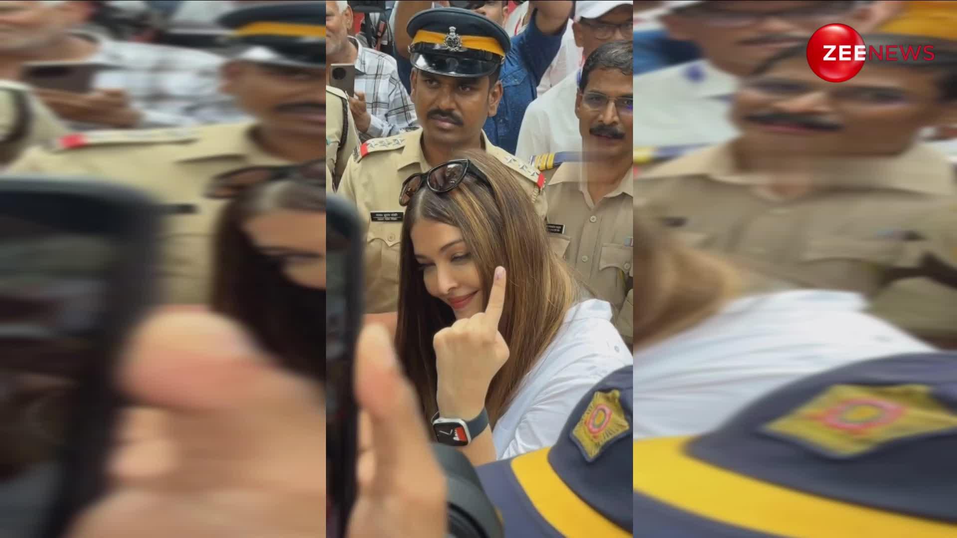 पहले बहूरानी Aishwarya Rai ने डाला वोट, पीछे-पीछे पहुंचे सास-ससुर Amitabh Bachchan और Jaya Bachchan