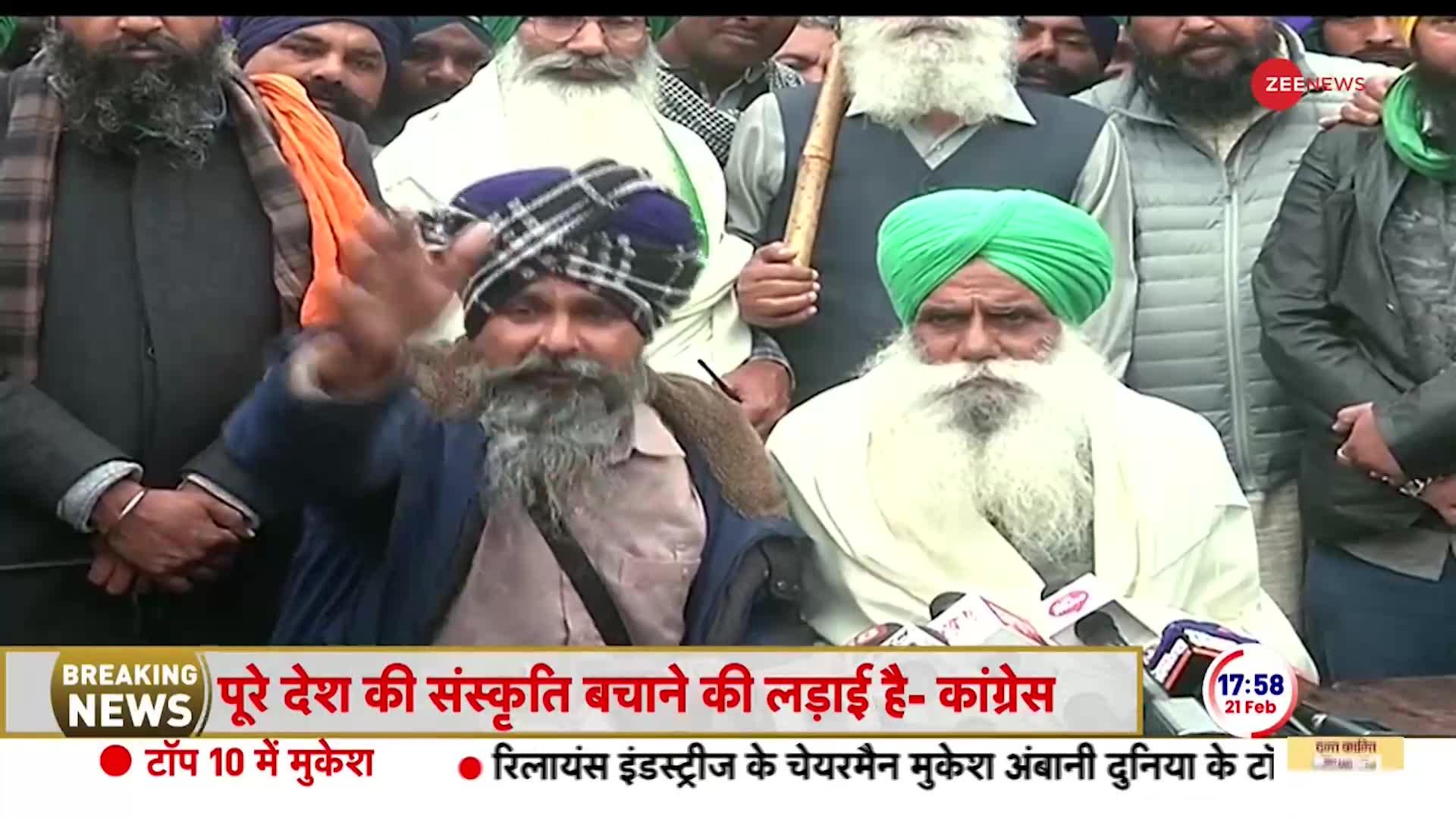 Farmers Protest: शंभू बॉर्डर पर फिर बेकाबू हुए किसान