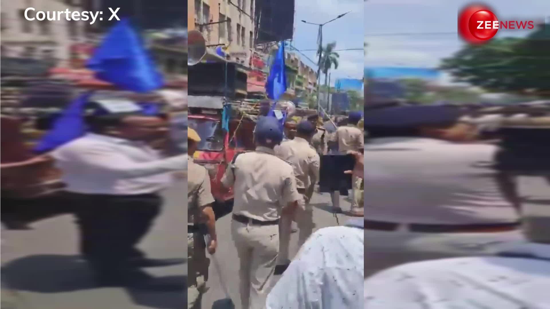 भारी मिस्टेक हो गया सर! पटना में लाठीचार्ज के दौरान पुलिसवाले ने SDM को ही पटाक से मार दी लाठी, वायरल हुआ वीडियो