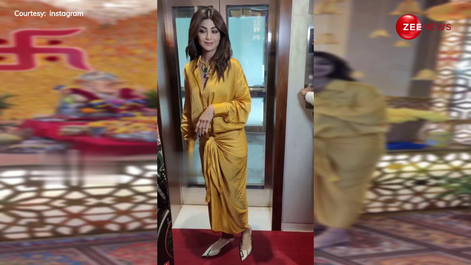 Shilpa Shetty ने अपना येलो लुक, दिखीं हद से भी ज्यादा खूबसूरत