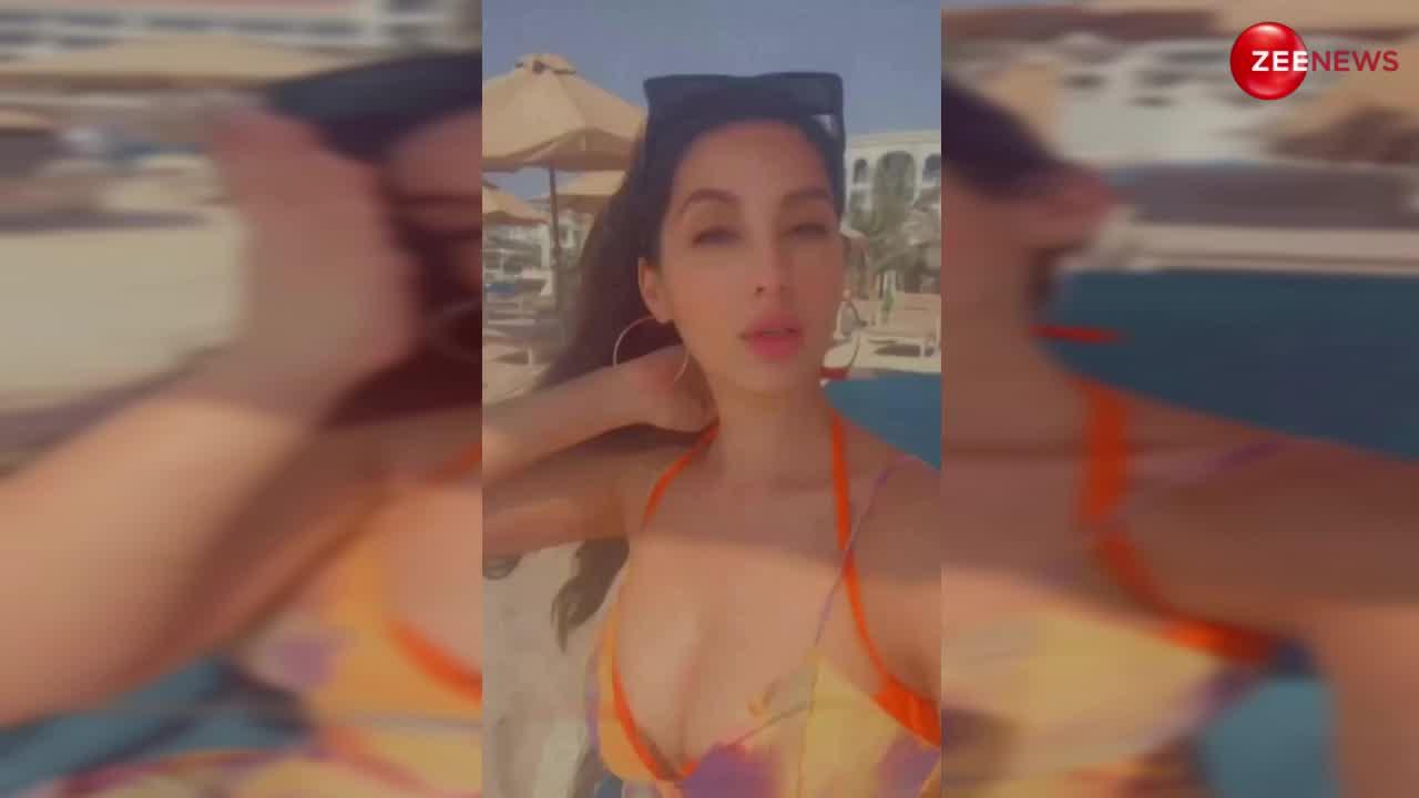 Nora Fatehi ने ये क्या पहन लिया ? यहीं टिकी रह गई लोगों की नजरें, हुस्न की गिराई ऐसी बिजली देख मर-मिटे फैंस