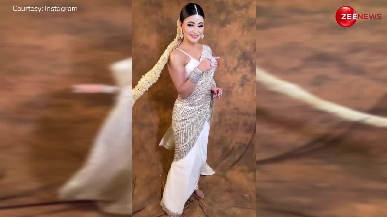 Urvashi Rautela ने साड़ी पर लटकाई इतनी लंबी चोटी, देख जबरदस्त हंसें लोग बोले- अरे मैडम कमाल करती हो