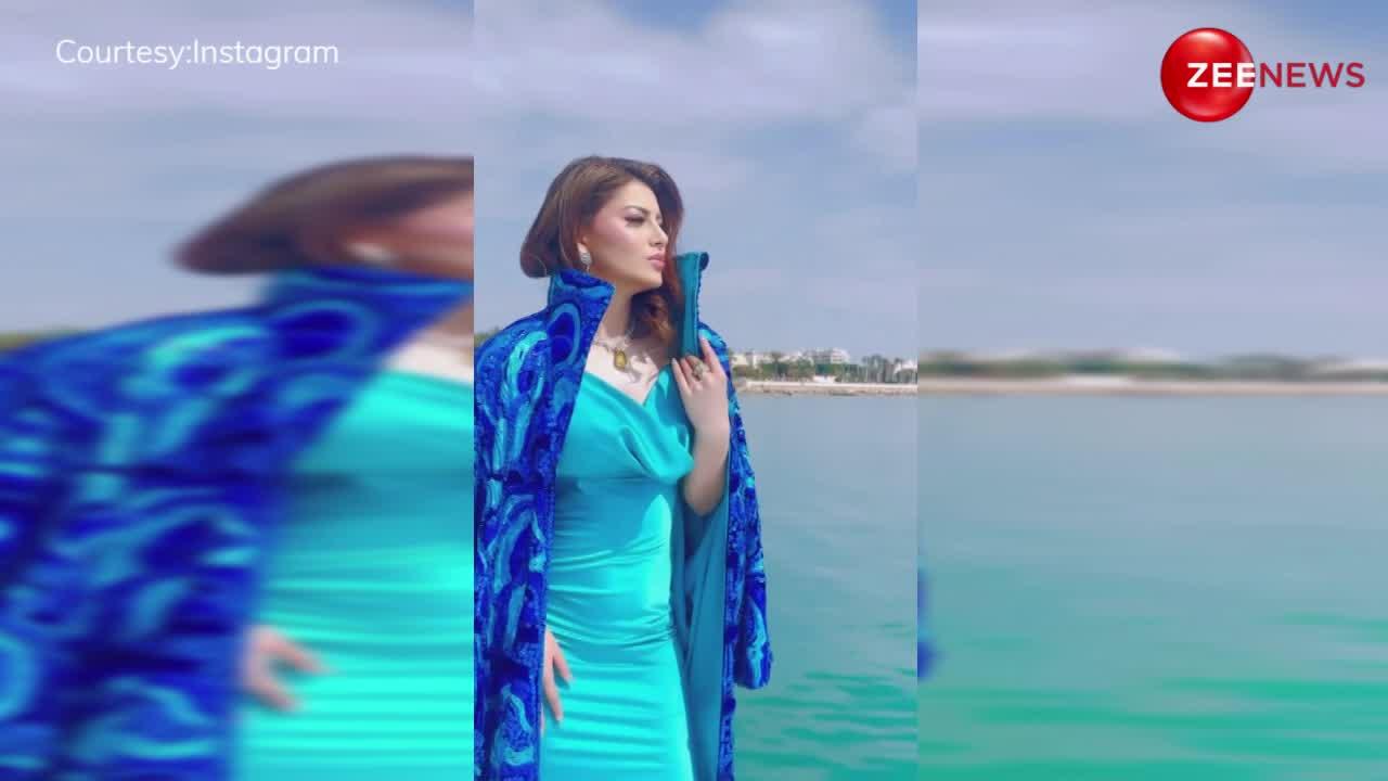 हद से ज्यादा पतली ड्रेस पहनकर Urvashi Rautela ने दिए सेक्सी पोज, लेकिन तन ढकने के लिए उठाया कोट तो छिपाए भी छिपा न पाईं