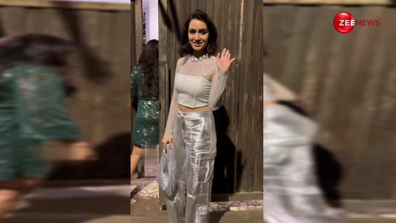 सिल्वर पैंट्स और जालीदार टॉप में कहर ढा रही हैं Shraddha Kapoor, बोल्डनेस देख बस यहीं टिक जाएगी नजर