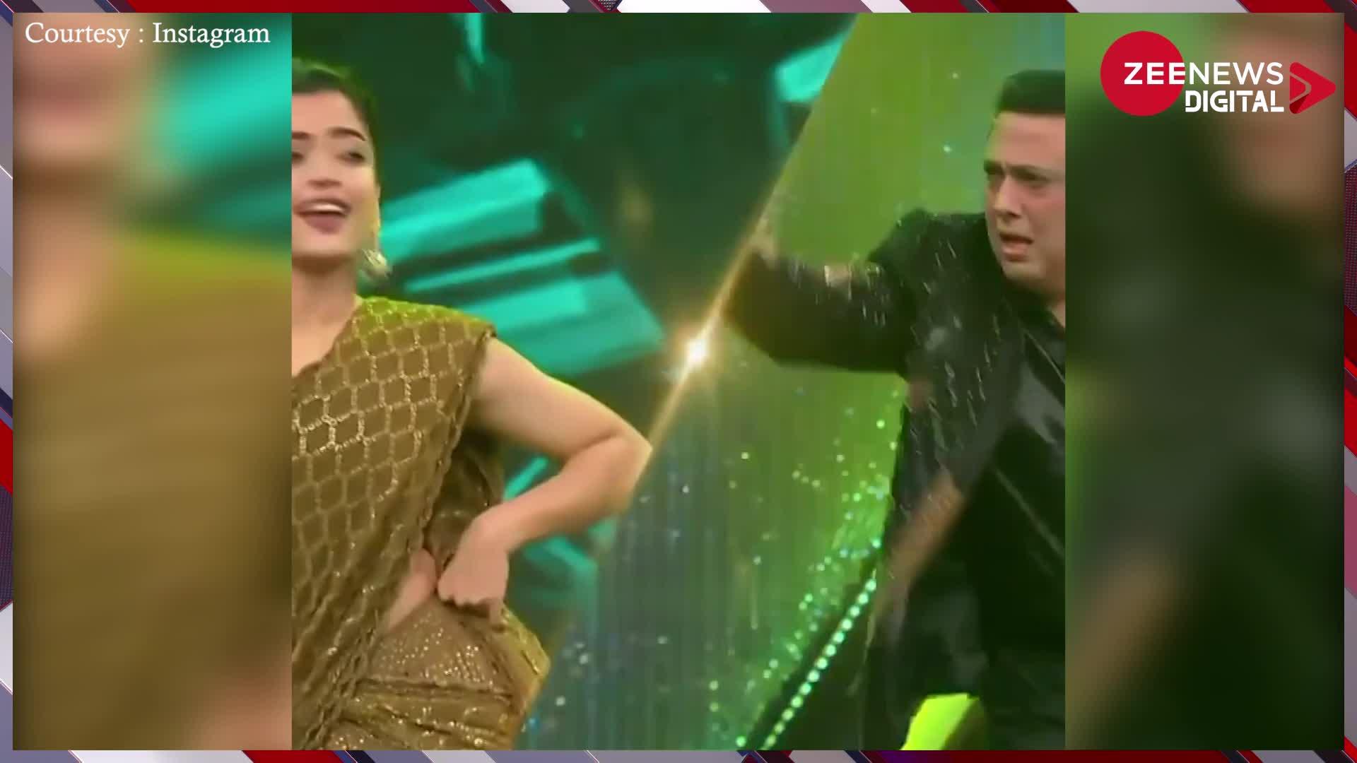 Rashmika Mandana ने Govinda के साथ किया 'सामी-सामी', दोनों का कमर तोड़ डांस सोशल मीडिया पर हुआ वायरल