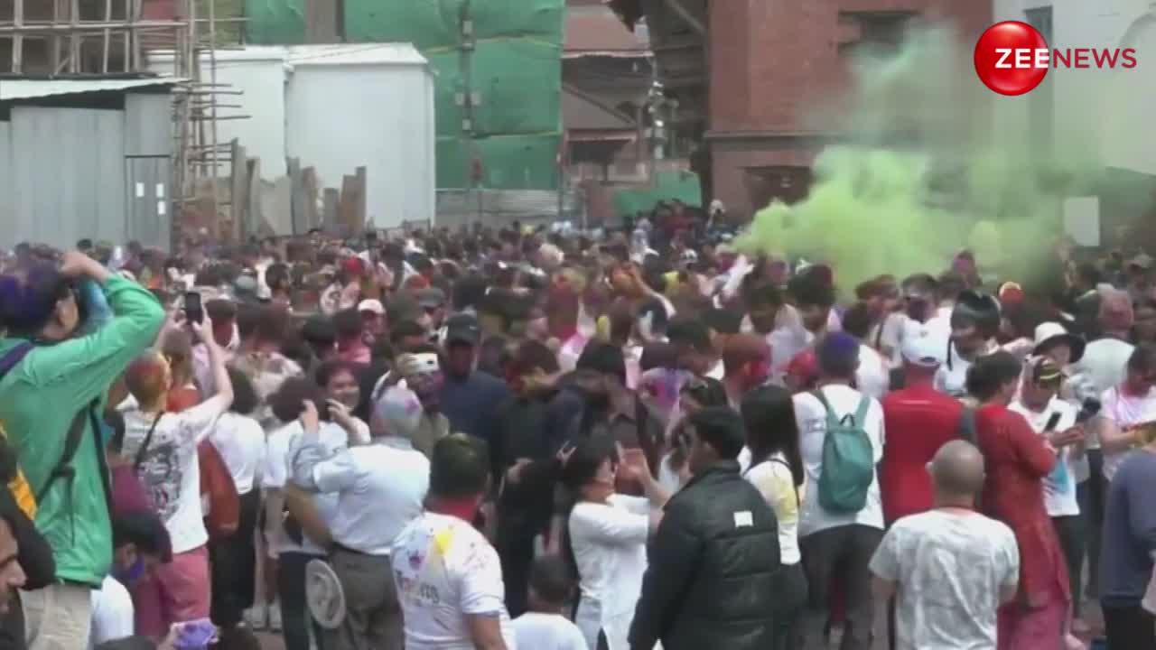 HOLI 2024: भारत में ही नहीं इस देश में भी धूमधाम से होली मनाते हैं लोग, सामने आया वीडियो